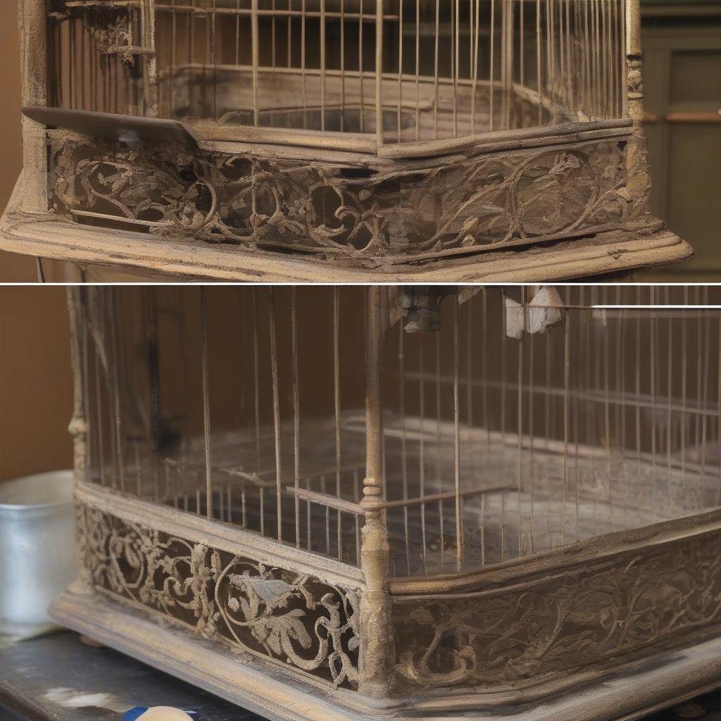 Restoring a Vintage Bird Cage