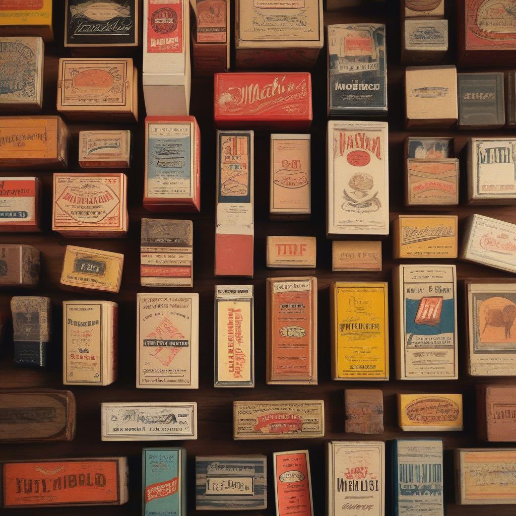 Collection of Vintage Matchboxes