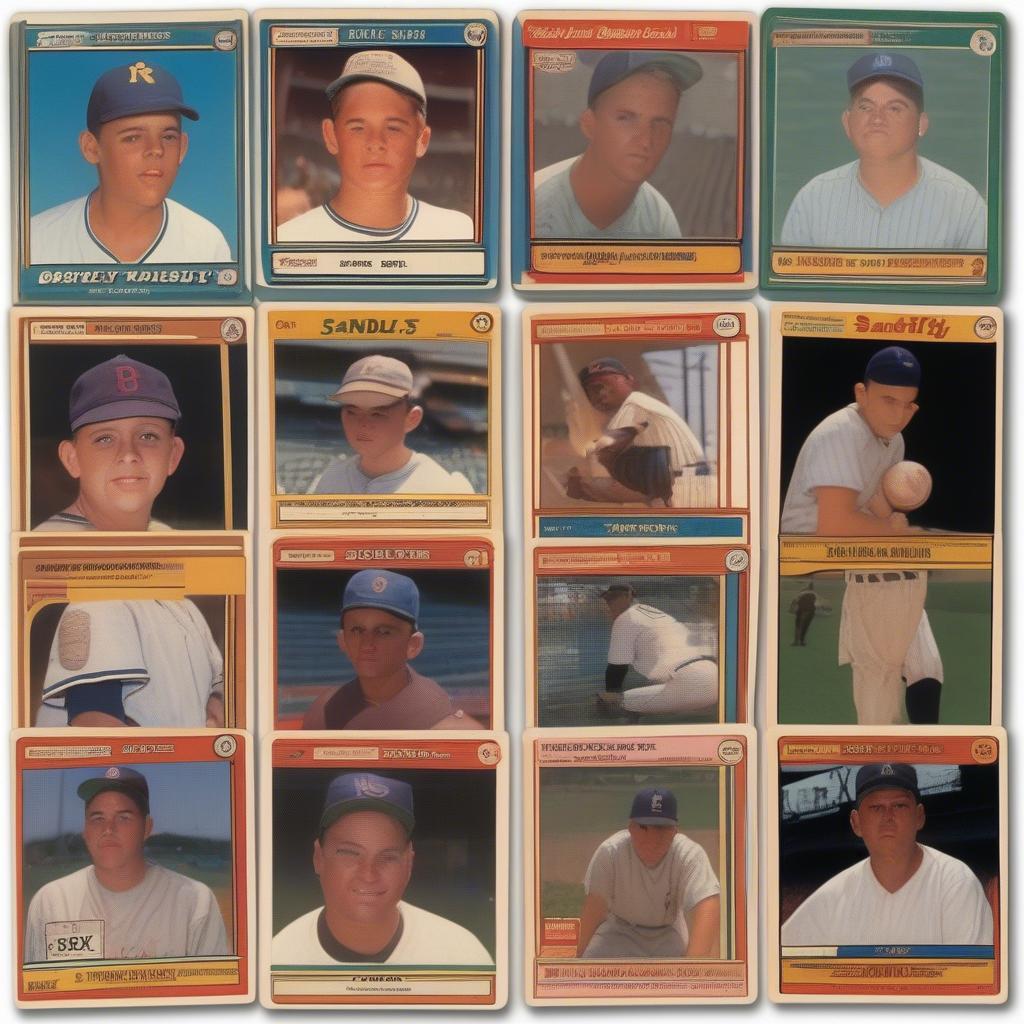 Vintage Sandlot Baseball Card Set