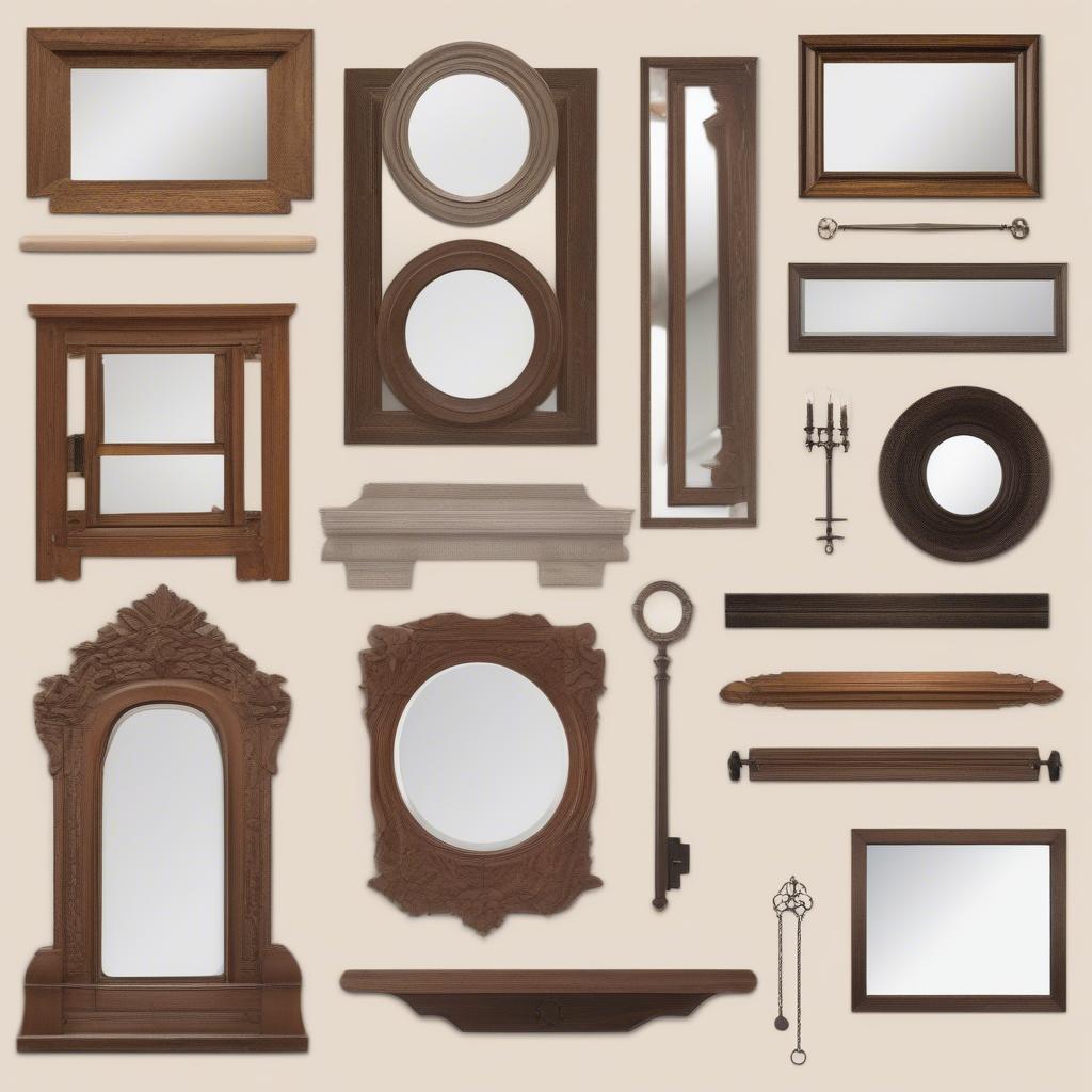 Identifying Antique Wood Mirrors