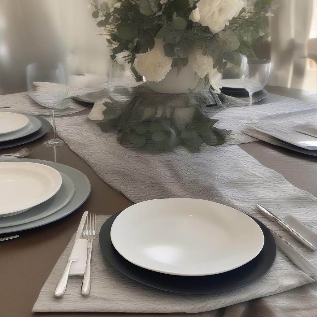 Vinyl Placemats Table Setting