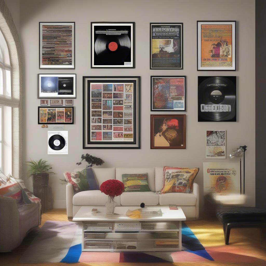 Creating a Vinyl Record Gallery Wall