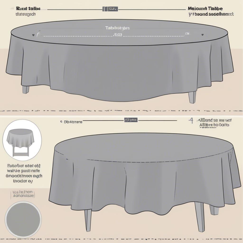 Choosing the Right Size Vinyl Round Tablecloth