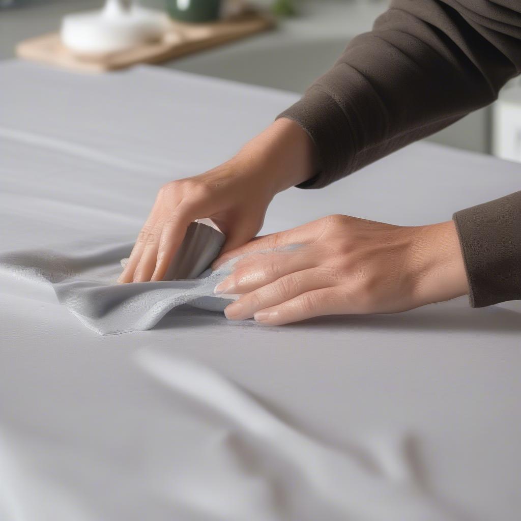 Easy Cleaning of Vinyl Tablecloths