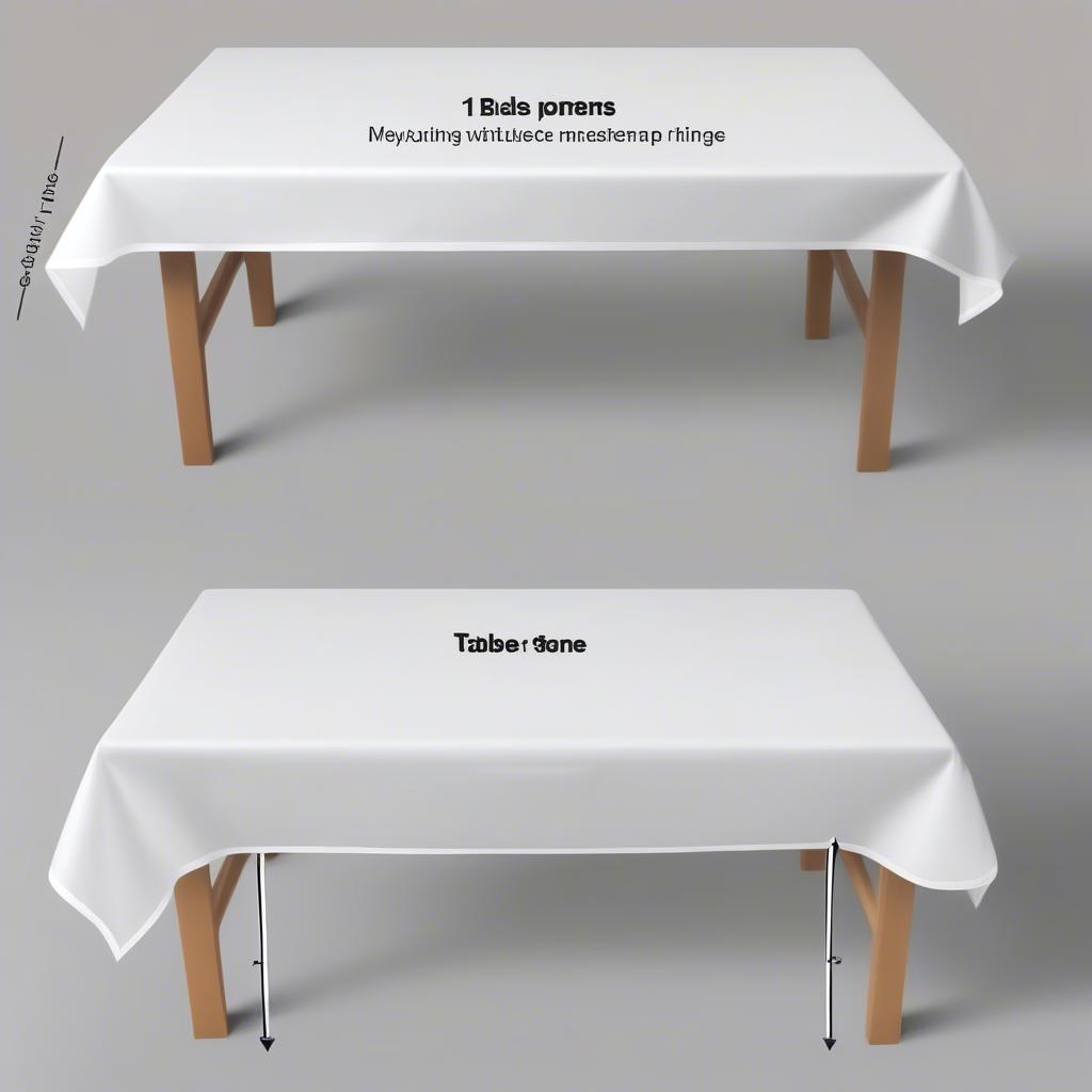 Vinyl Tablecloth Size Guide