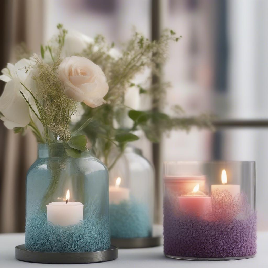 Creative Decor Ideas using Votive Vases