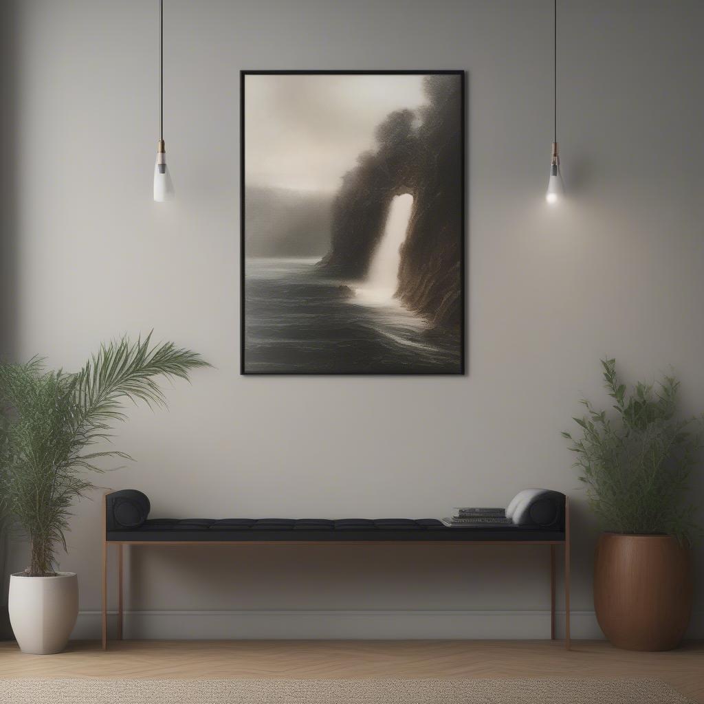 Impact of Wall Color and Lighting on Artwork