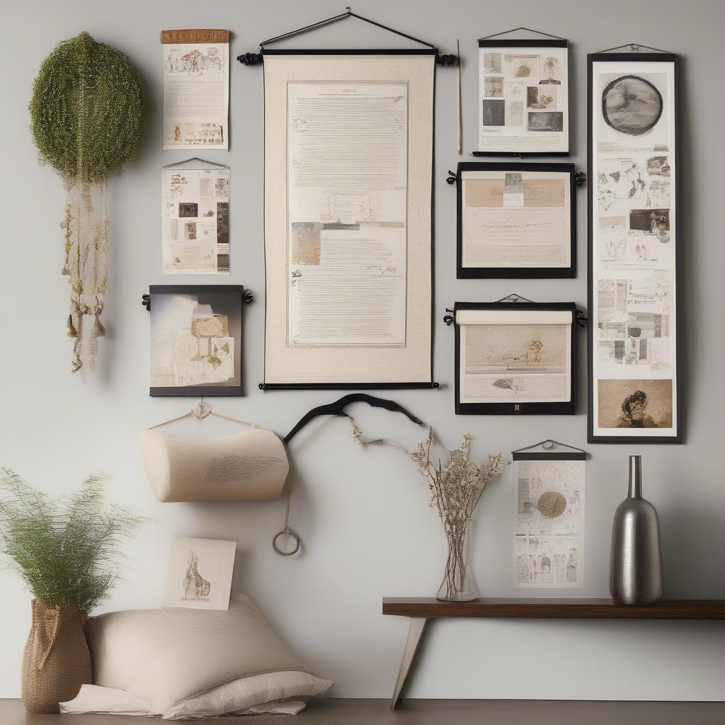 Creative Wall Scroll Display Ideas