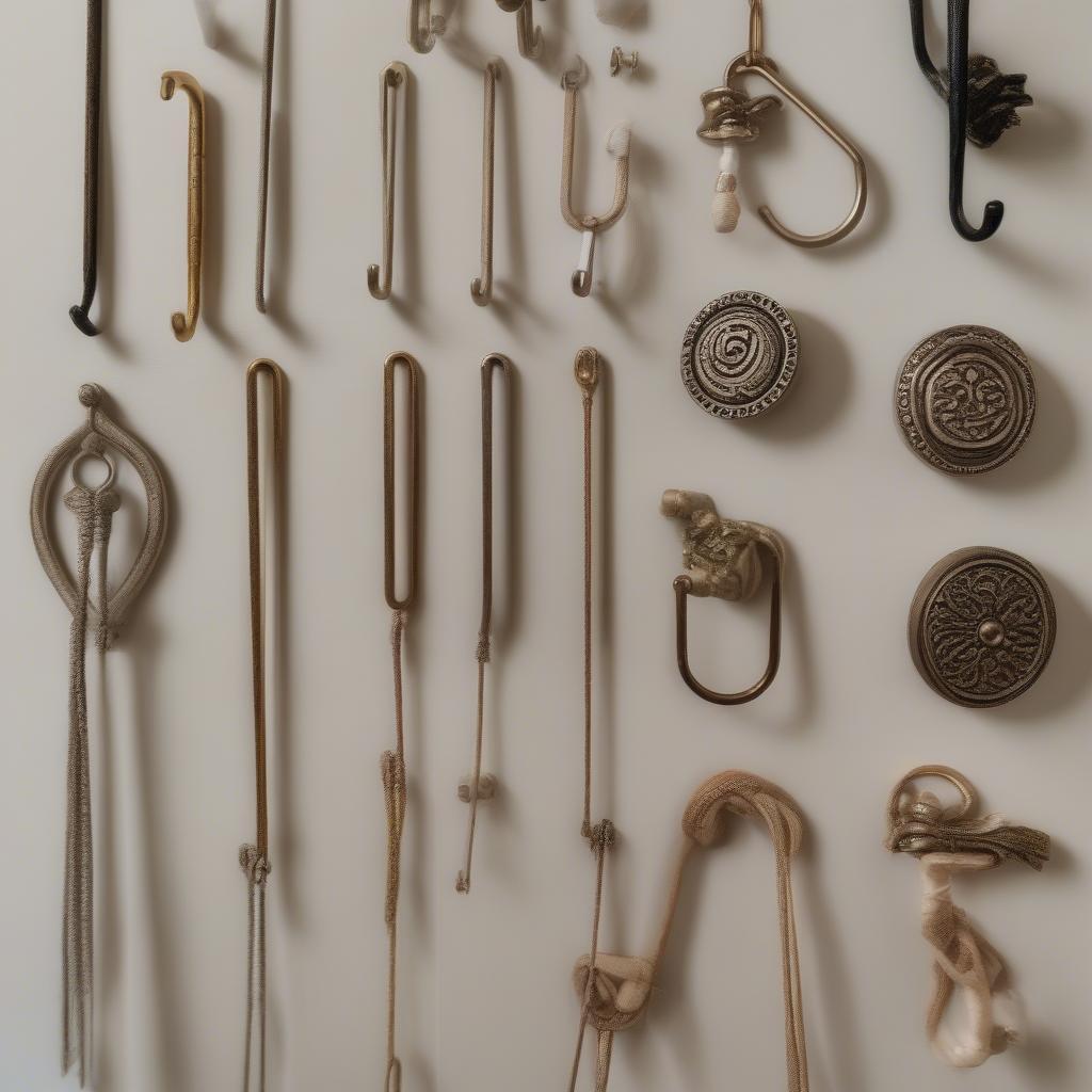 Variety of Wall Scroll Hooks