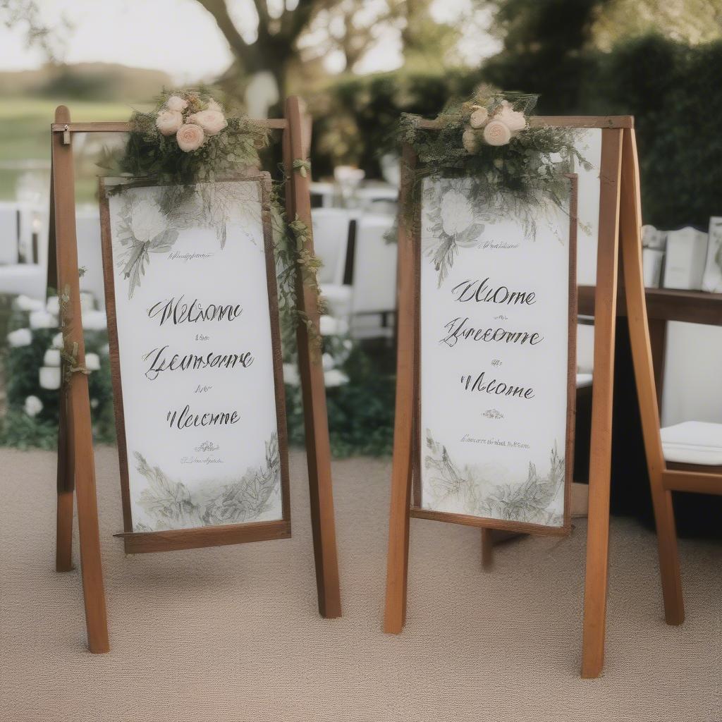 Wedding A-Frame Signs