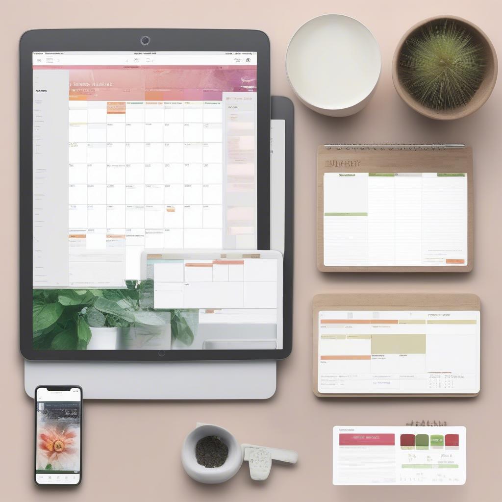 Different Types of Weekly Organizers: Desk Pad, Digital, and Wall Calendar