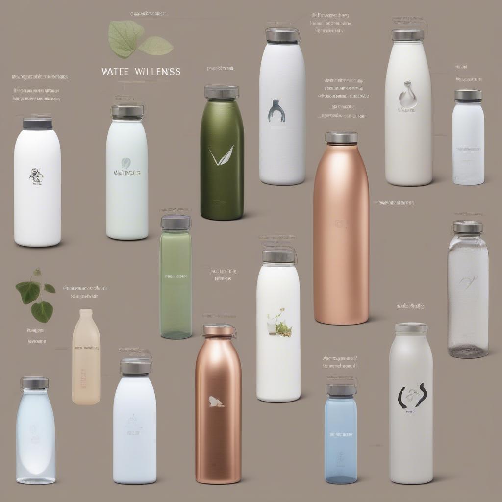 Wellness Water Bottle Materials: Glass, Stainless Steel, and Copper