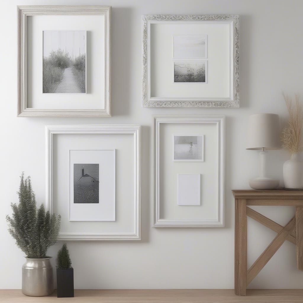 White 24x36 Picture Frame Styles: Modern, Classic, and Rustic