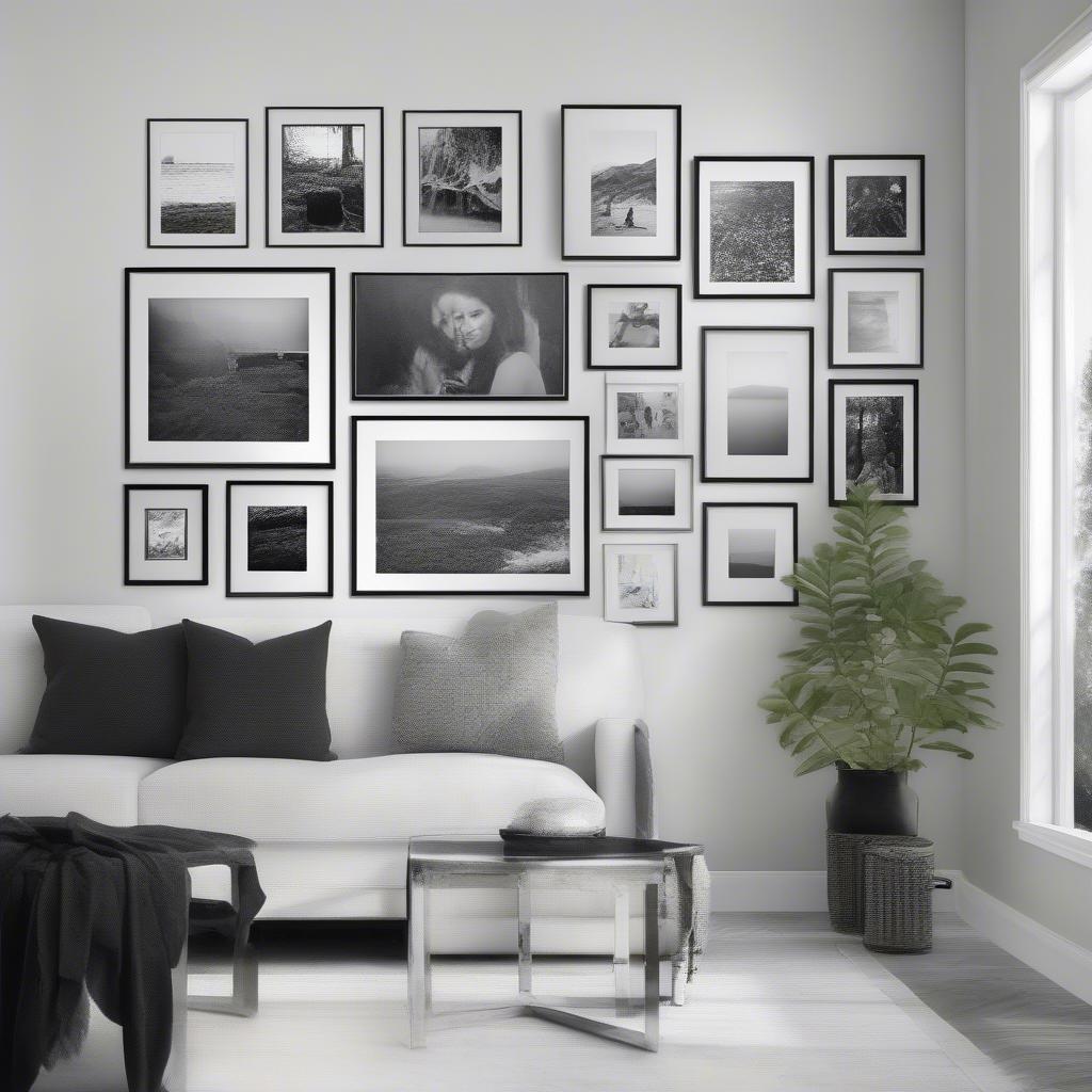 White Frame 16x20 Display Ideas