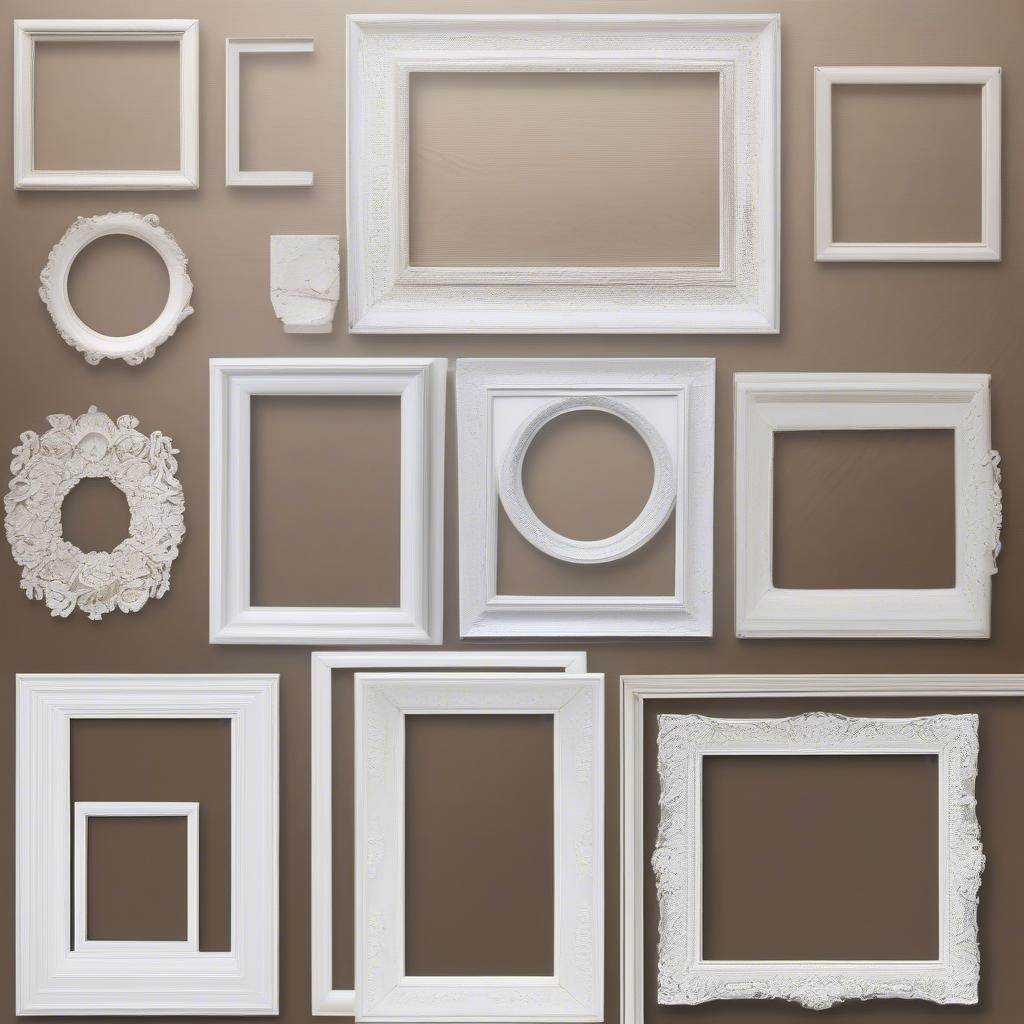 White Frame 24x36: Wood Styles