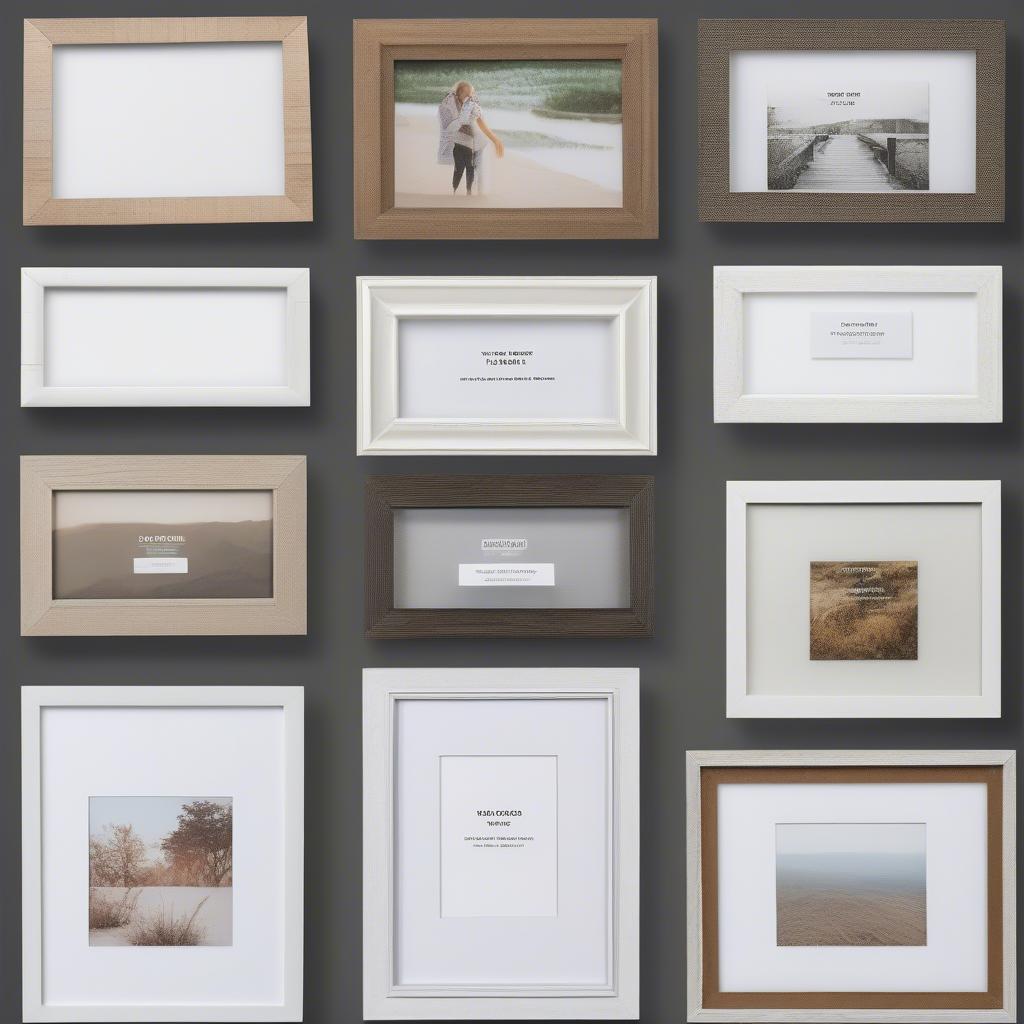 Comparing Different 8x10 White Picture Frame Materials