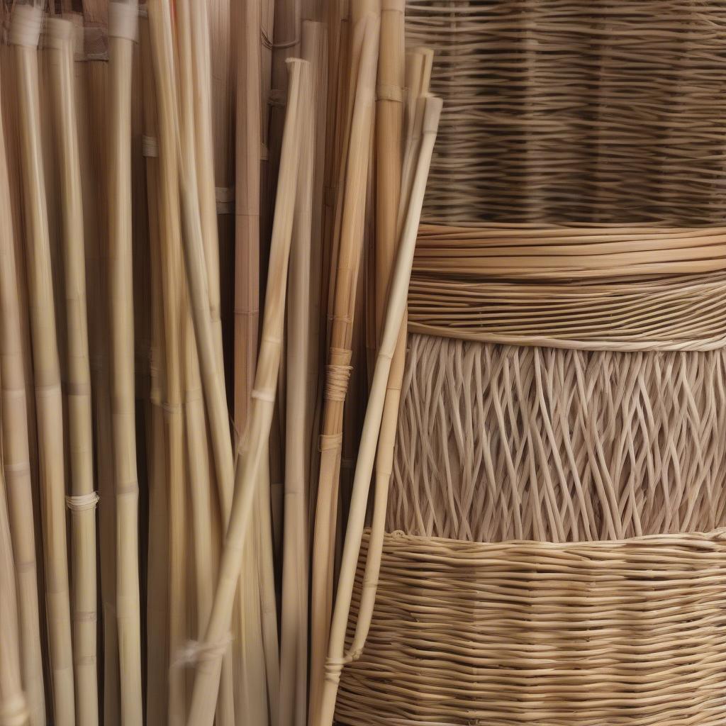 Wicker Basket Materials - Willow and Rattan