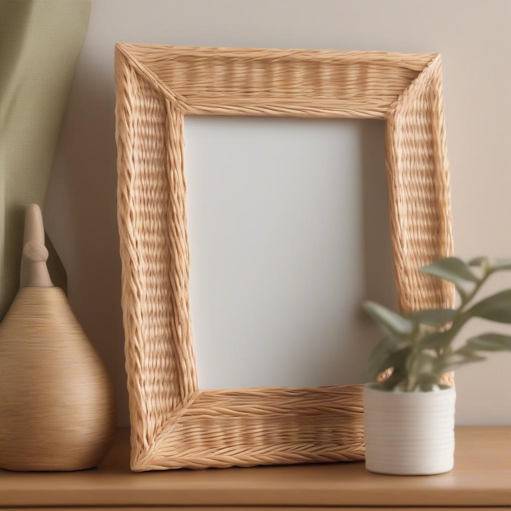 Wicker 11x14 Picture Frame