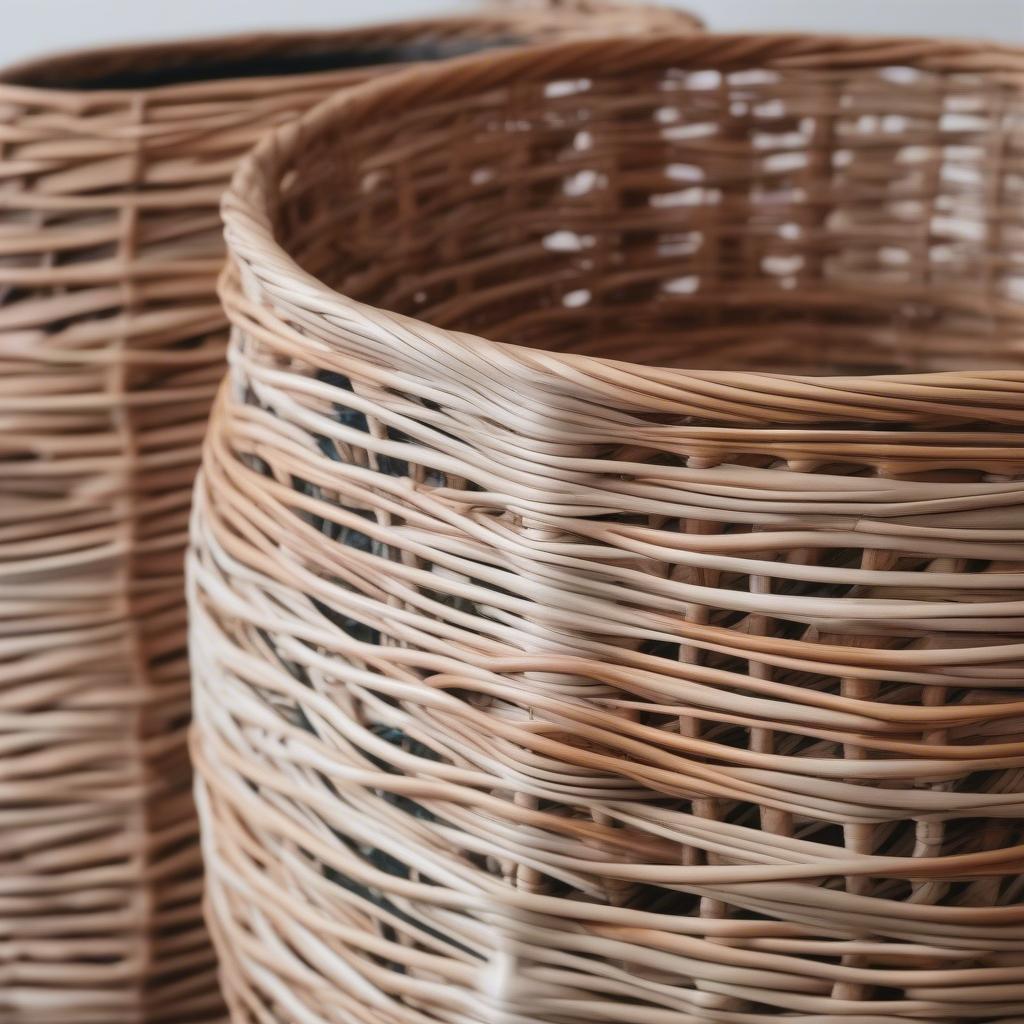 Comparison of wicker and rattan materials used in constellation bags