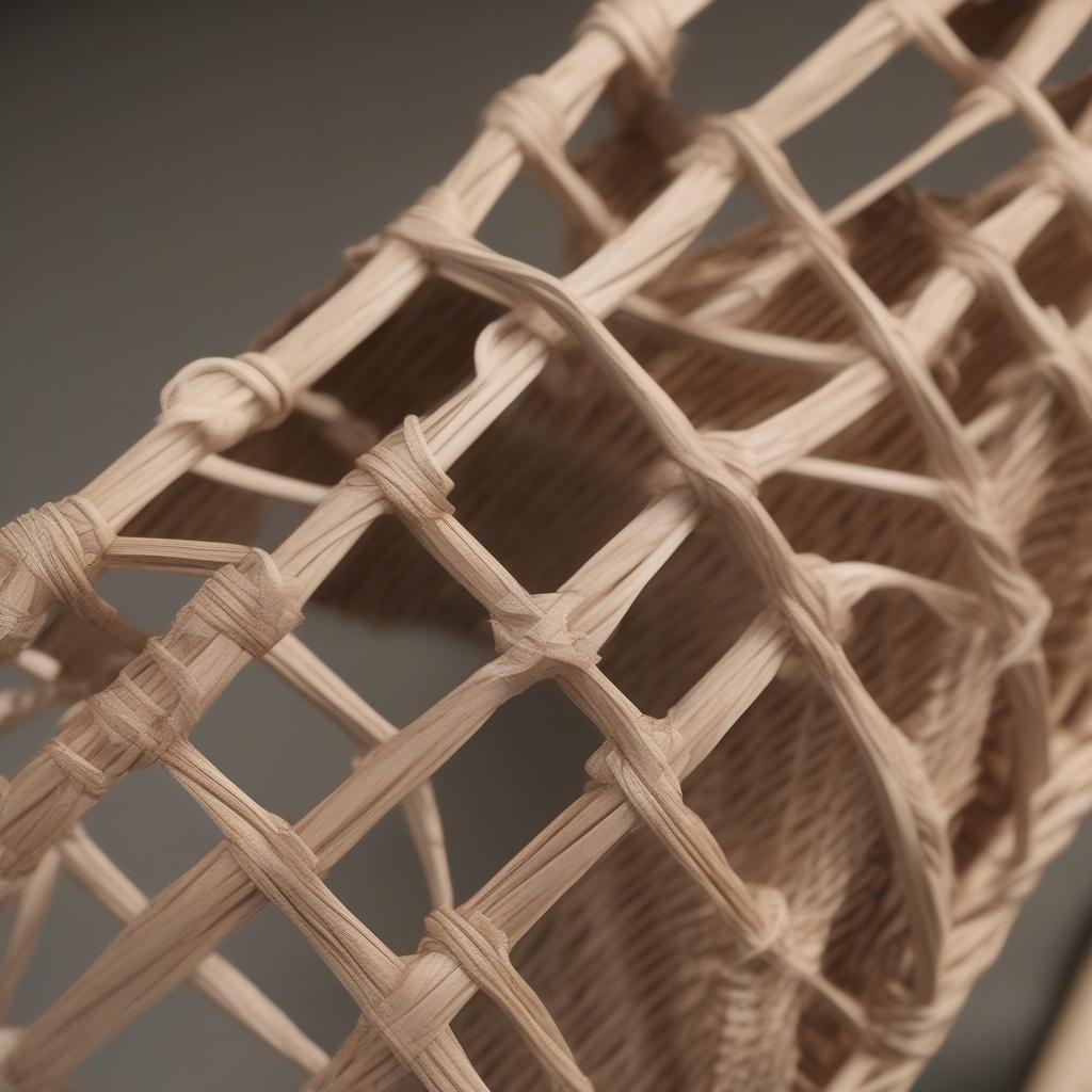 Wicker Basket Frame Construction