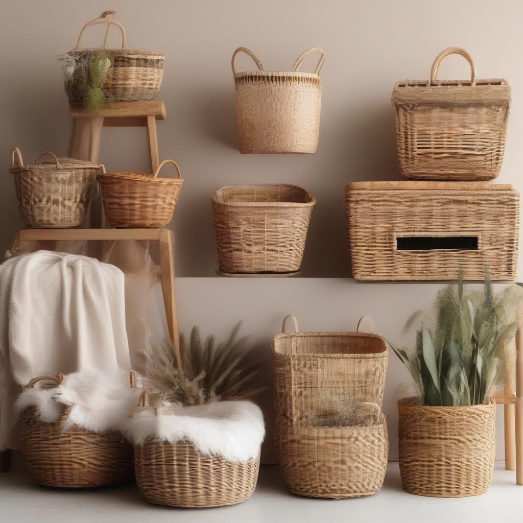 Different Types of Wicker Baskets on Sale