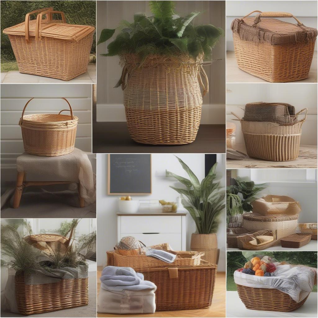 Various Uses of Wicker Baskets