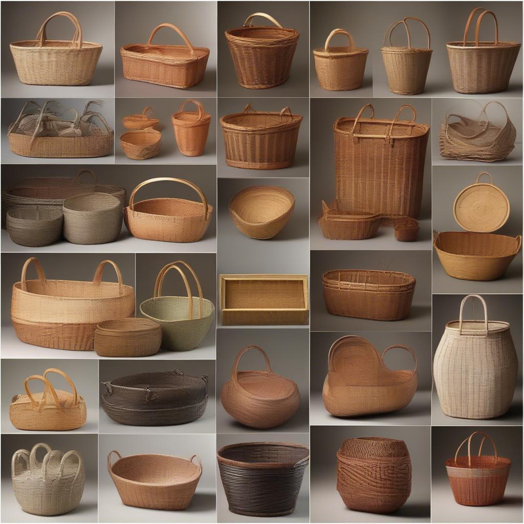 Various Types of Wicker Baskets