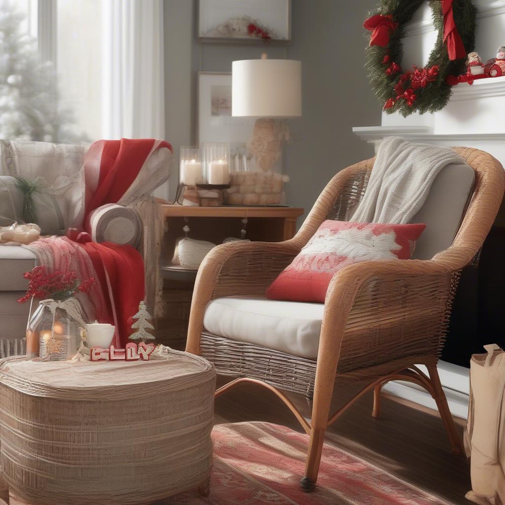 Wicker Furniture Featured in Holiday Sale