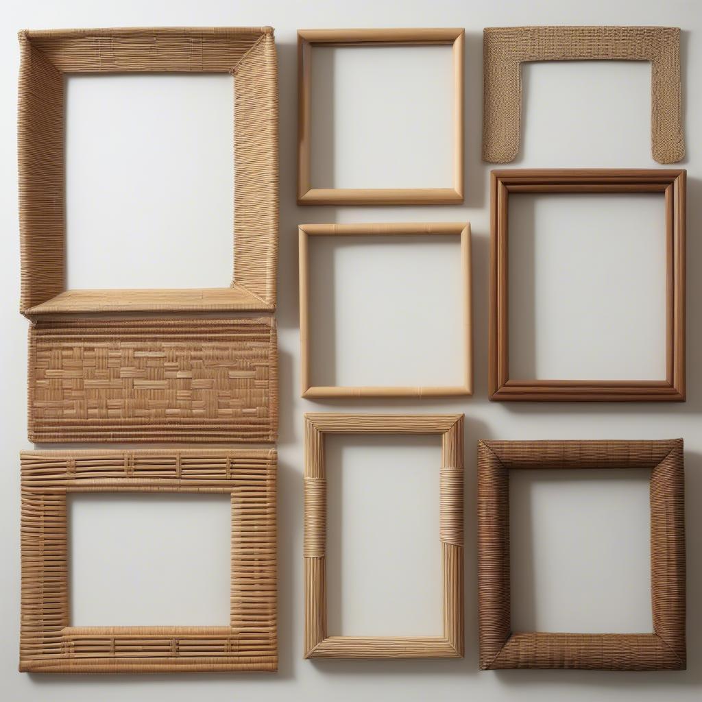 Wicker and Rattan 13 x 12 Frames for a Bohemian Touch