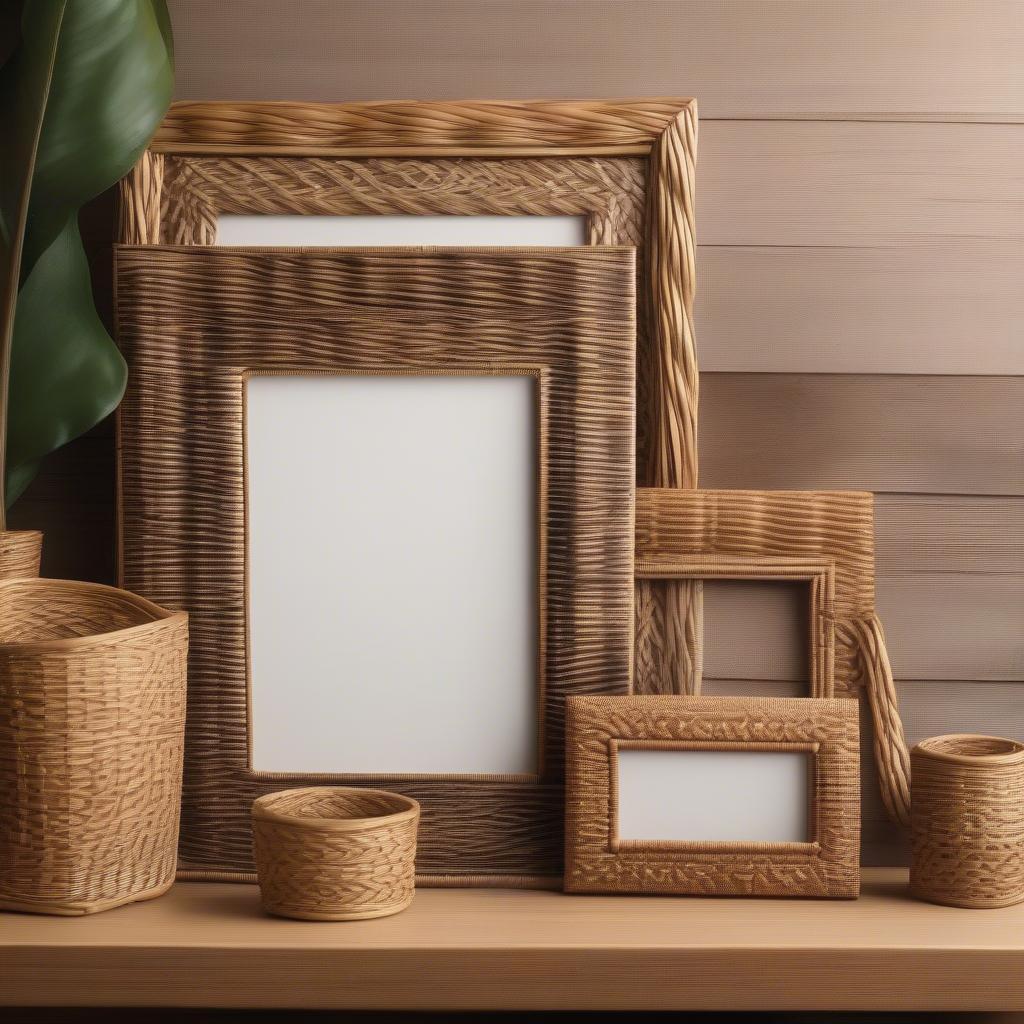 Wicker and Rattan 16x20 Photo Frames