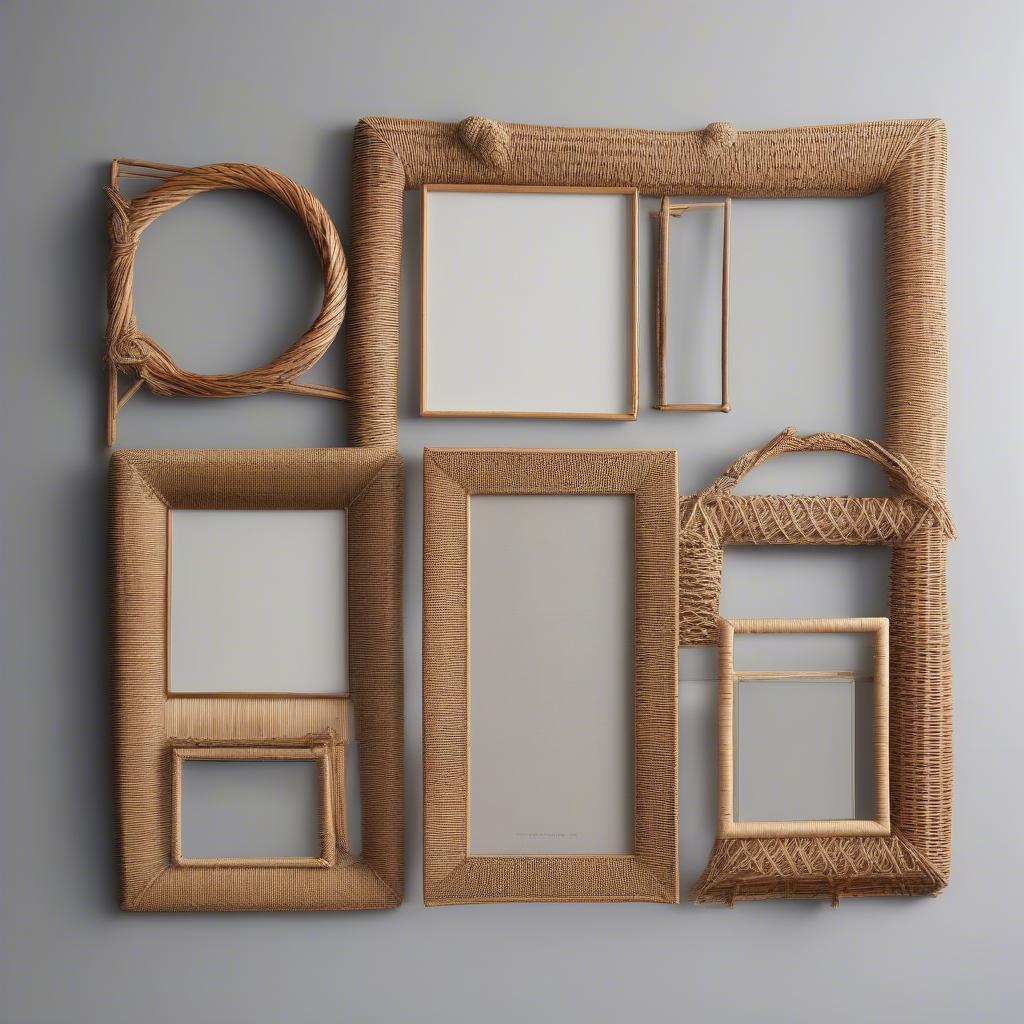 Wicker and Rattan 20x20 Picture Frames