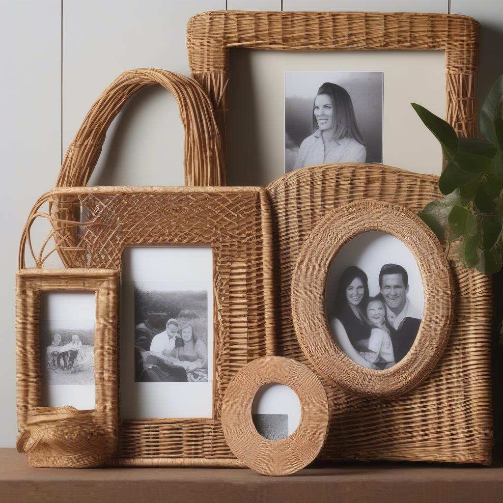 Wicker and Rattan Anniversary Frames