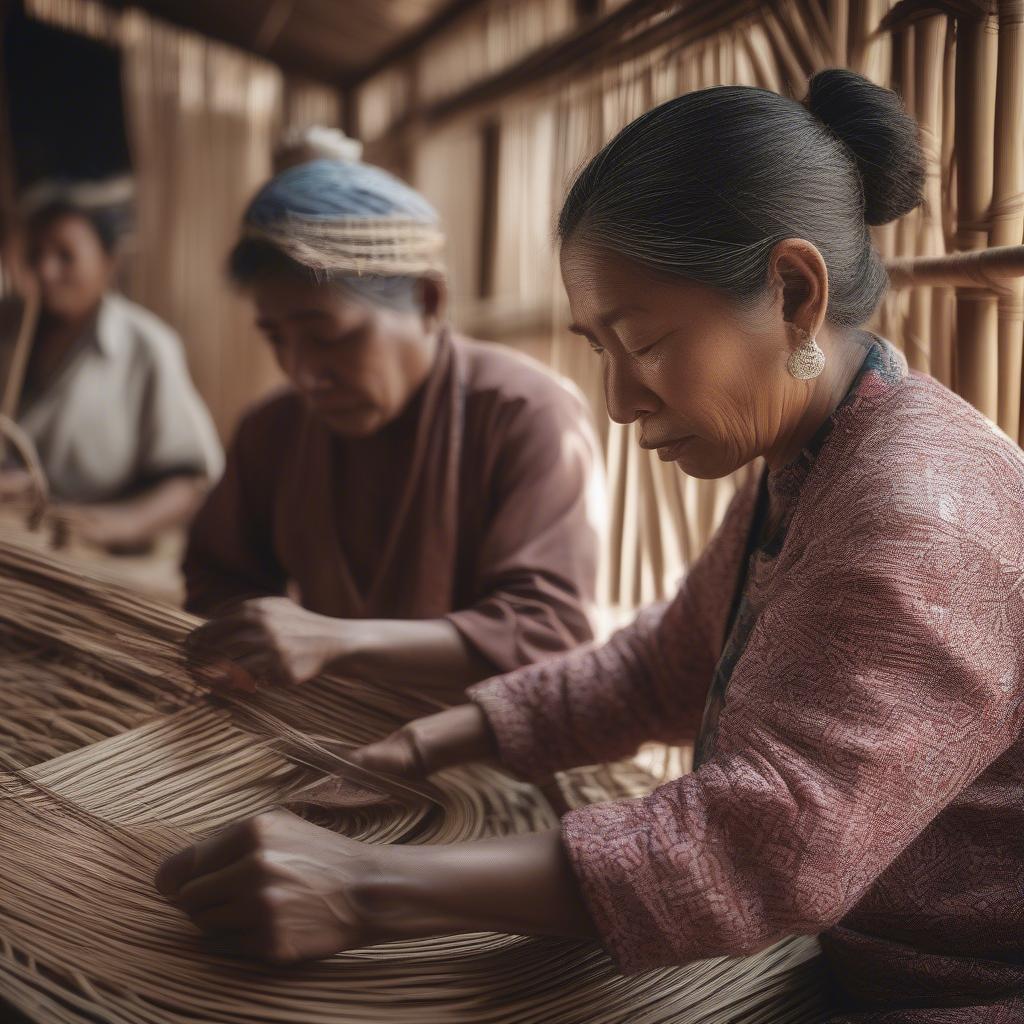 Wicker and Rattan Artisans at Work