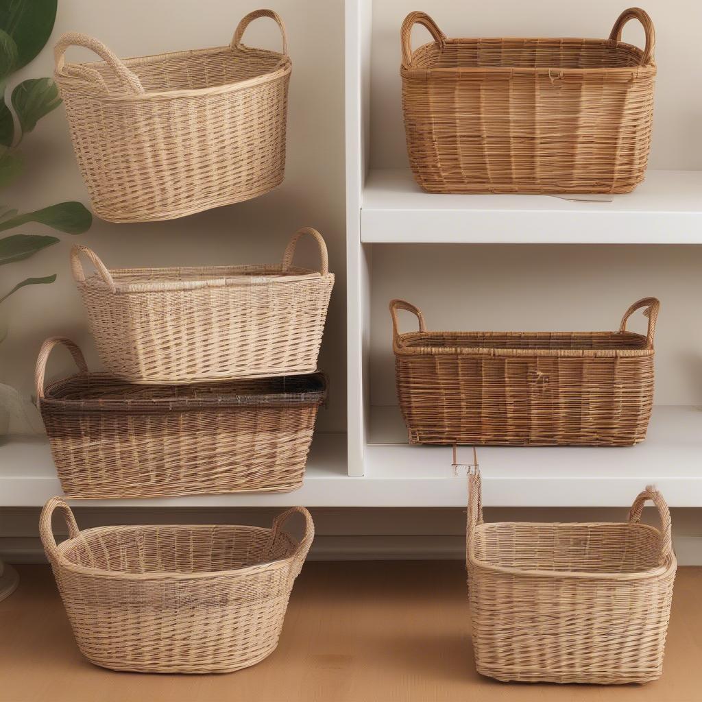 Wicker and Rattan Basket Dimensions 17x2.5 Explained