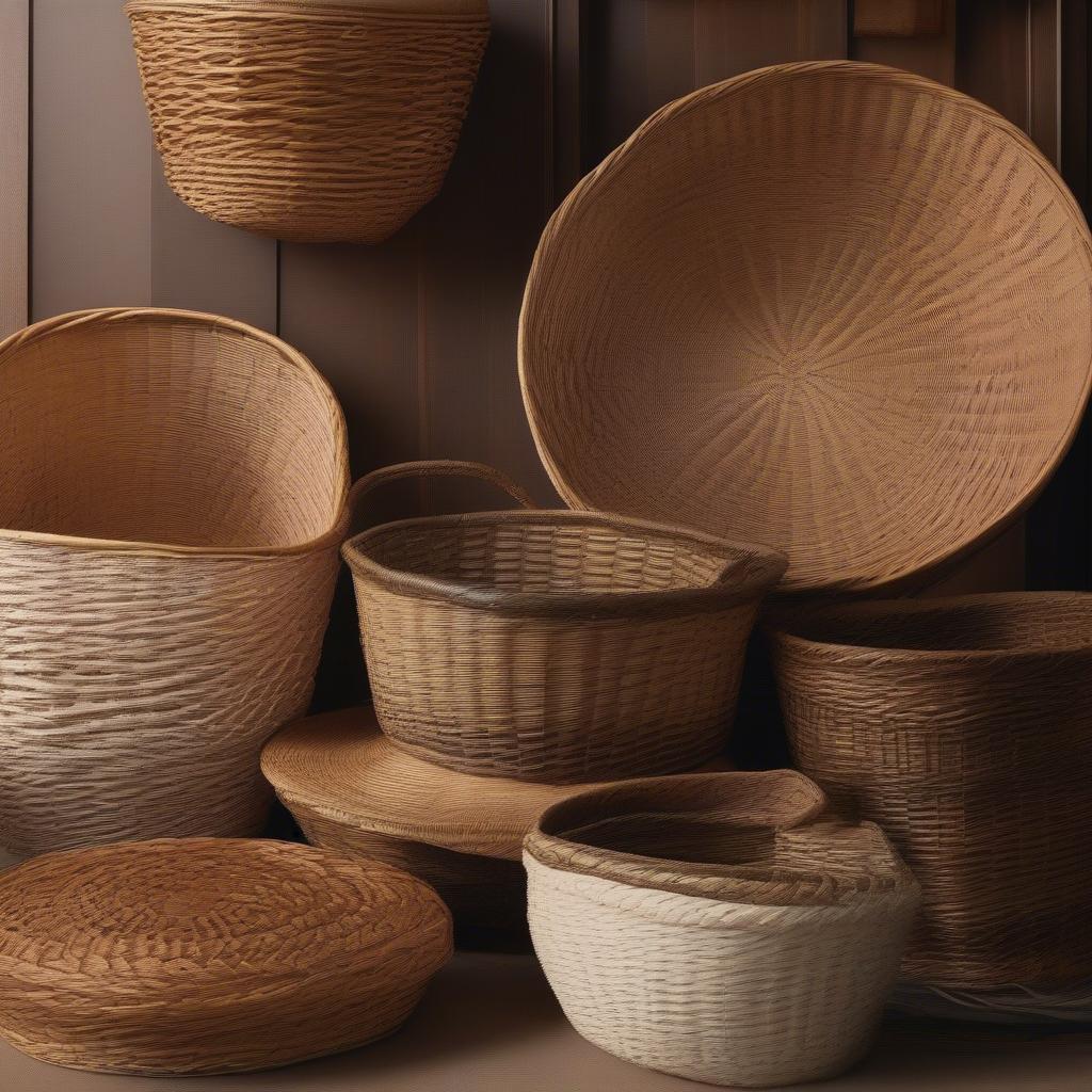 Wicker and Rattan Baskets: A Display of Artisanal Craftsmanship