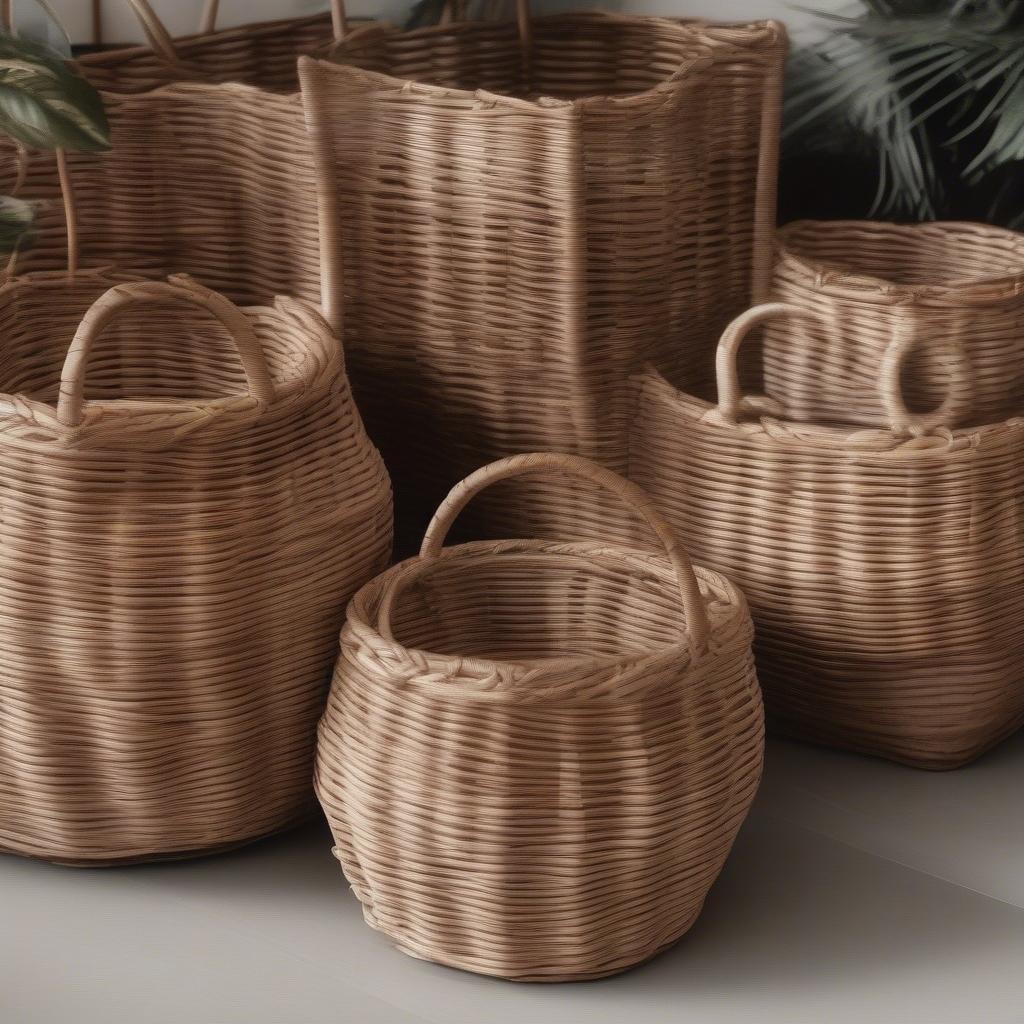 Wicker and Rattan Baskets: Durability and Natural Beauty