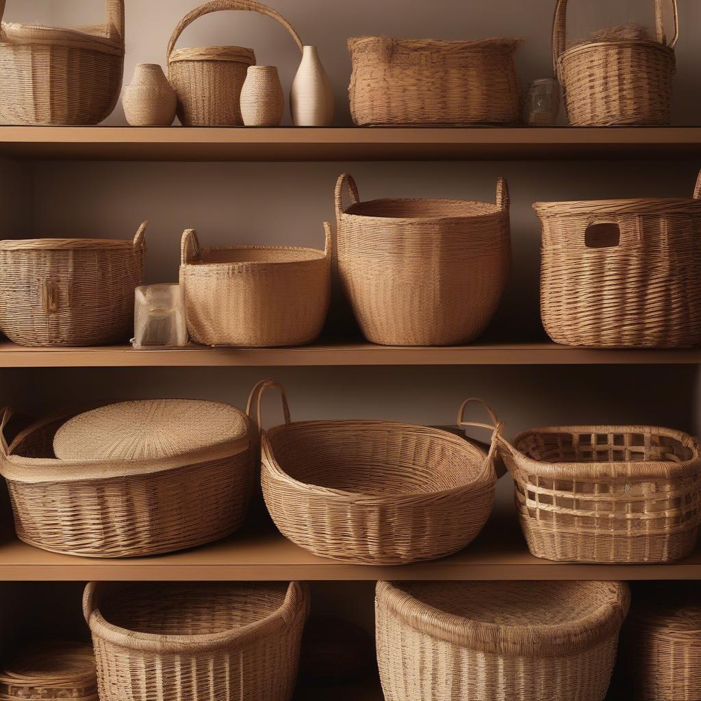 Wicker and rattan baskets symbolize the beauty of shared experiences and the importance of cherishing moments together.