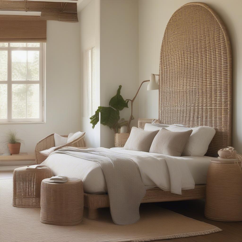 Wicker and Rattan Bedroom Retreat