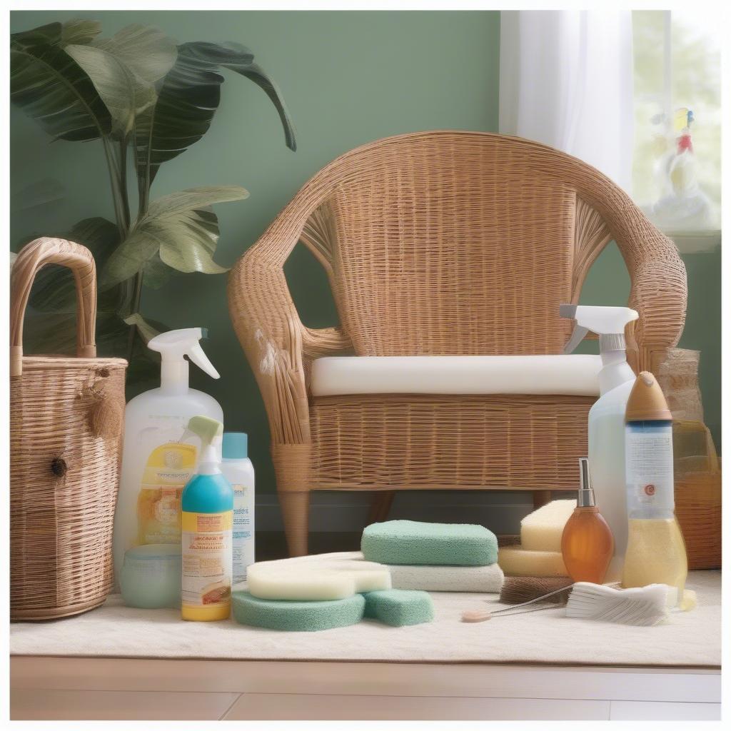 Essential Cleaning Supplies for Wicker and Rattan Furniture