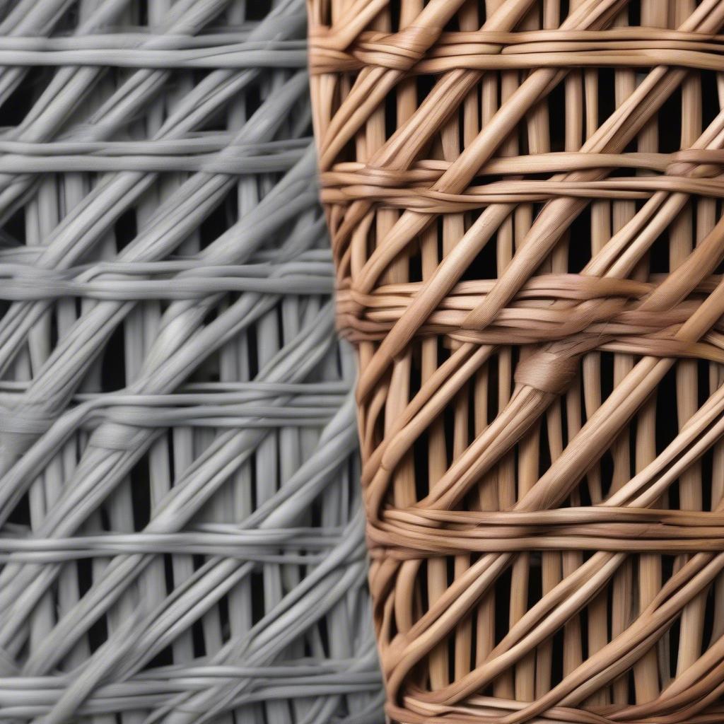 Wicker and Rattan Comparison