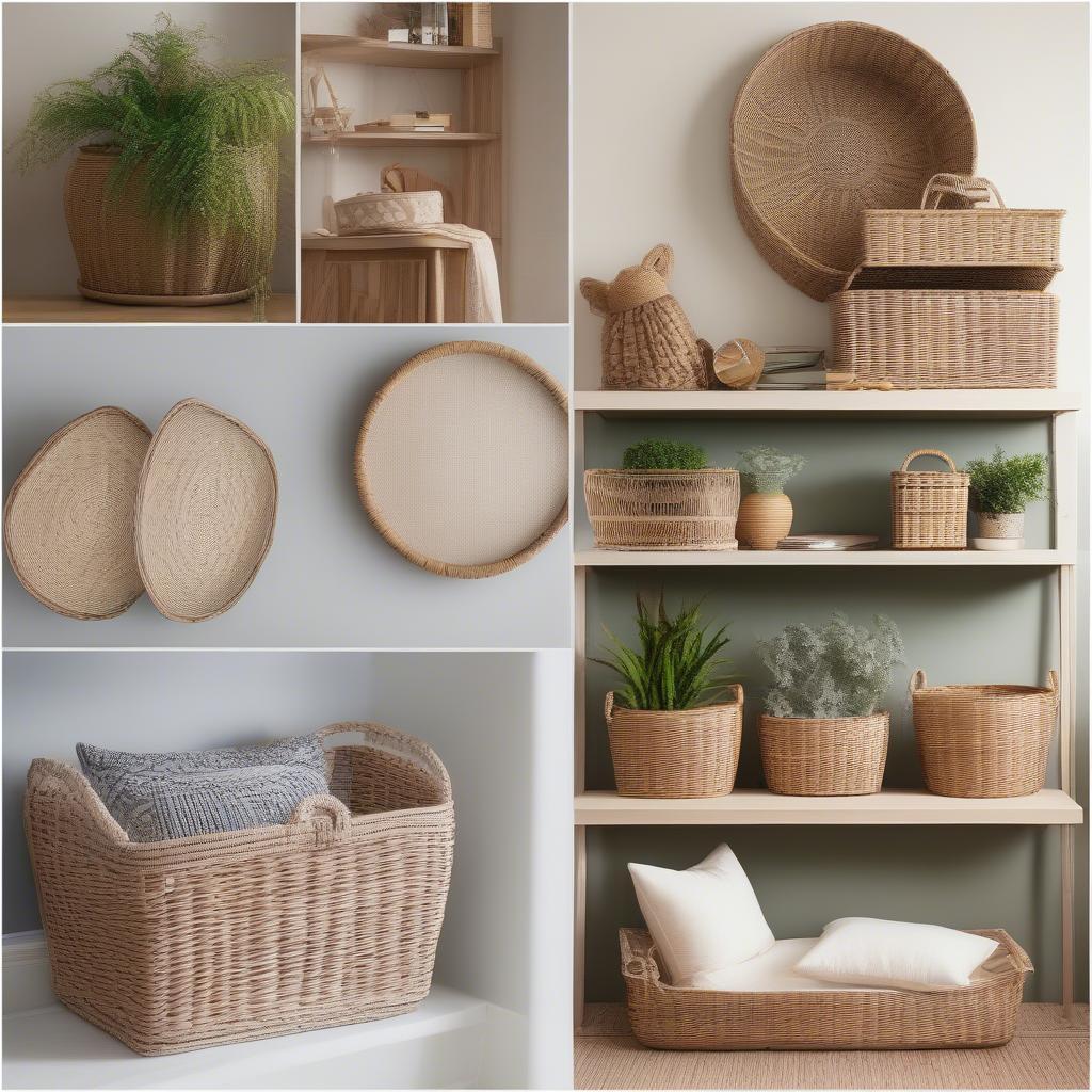 Decorative Uses of Wicker and Rattan Baskets