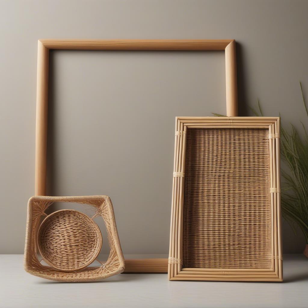 Comparing Wicker and Rattan Picture Frames