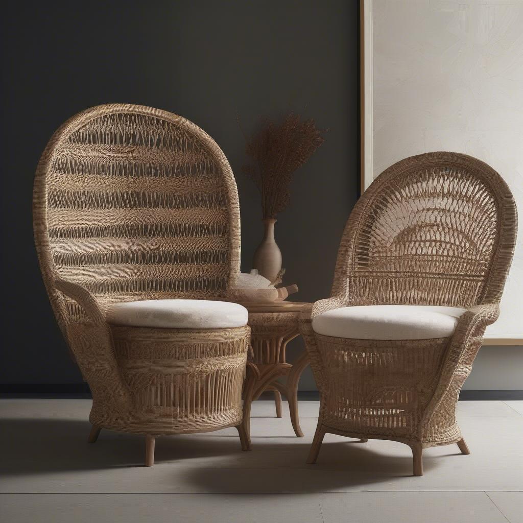 Wicker and Rattan Furniture as Art