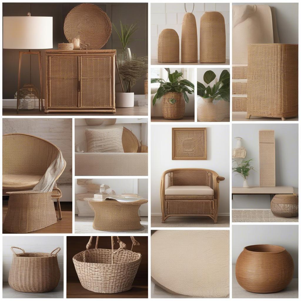 Wicker and Rattan Home Decor Ideas