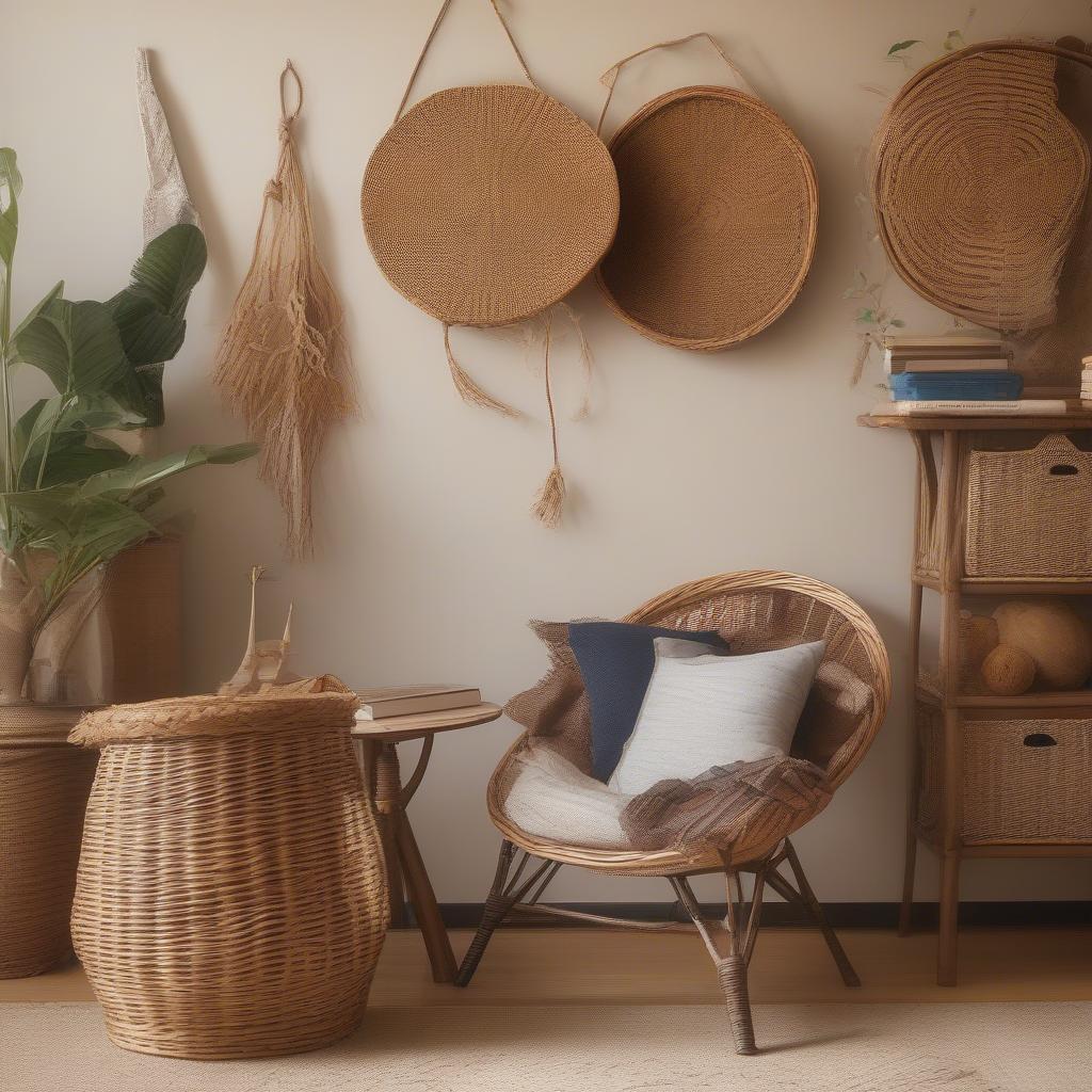 Wicker and Rattan Home Decor Inspired by The Sandlot