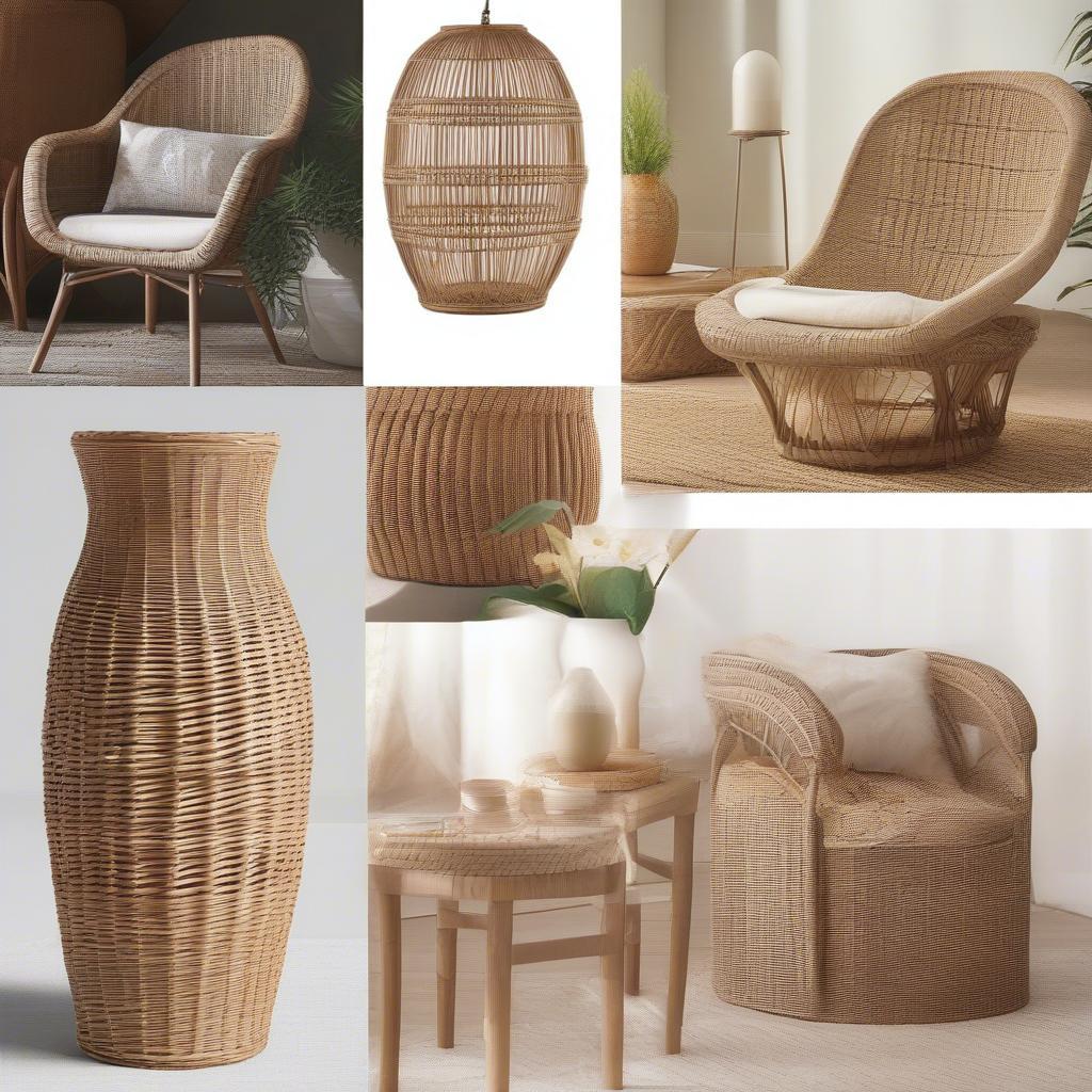 Wicker and Rattan Home Decor Ideas