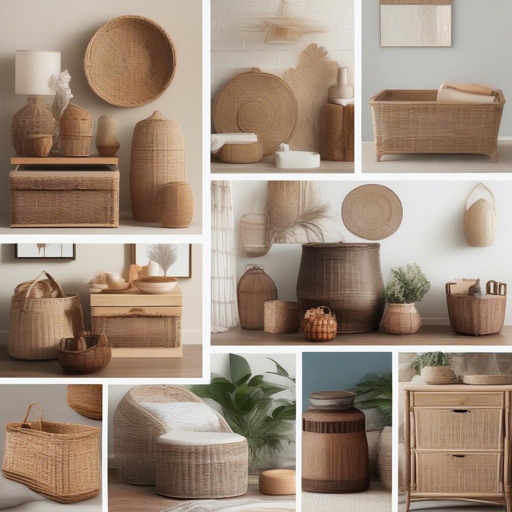 Wicker and Rattan Home Decor Ideas