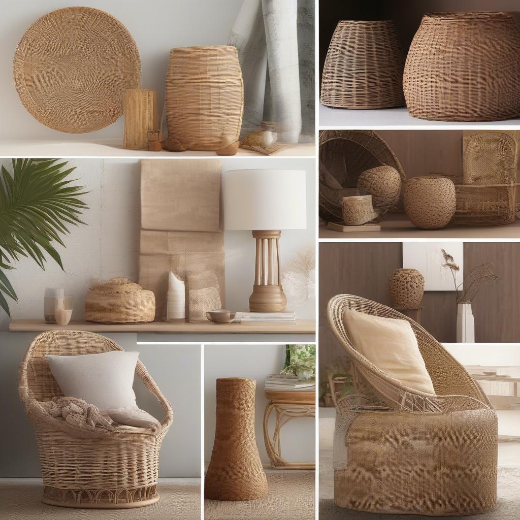 Wicker and Rattan Home Decor Ideas