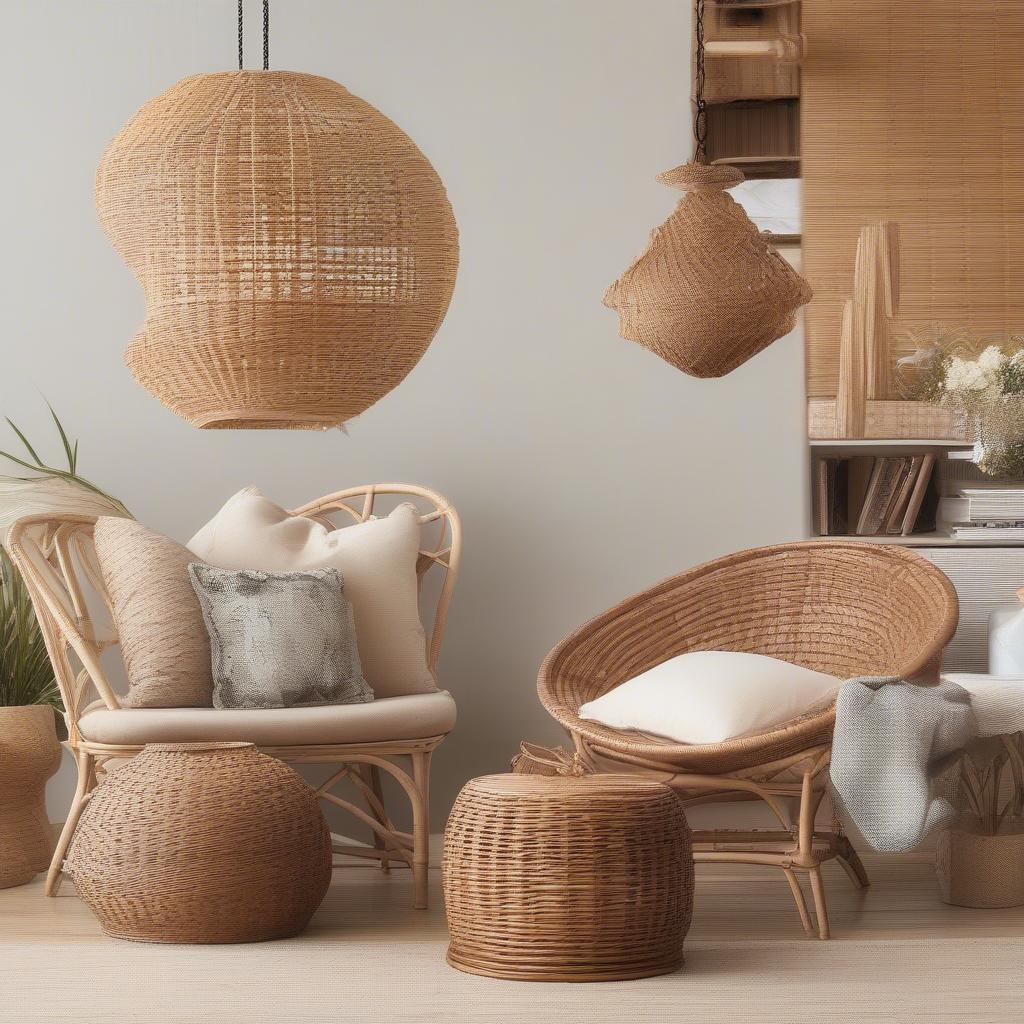 Wicker and Rattan Home Decor Ideas