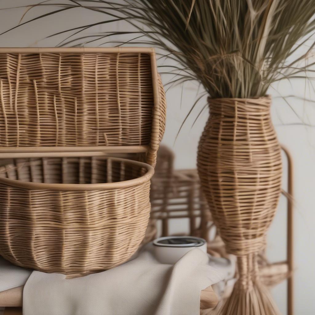 Wicker and Rattan Materials